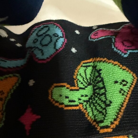 Psychedelic Mushroom Crew Socks Set of 6 Cannabis Leaf Design Unisex Funky Gift - Picture 6 of 10